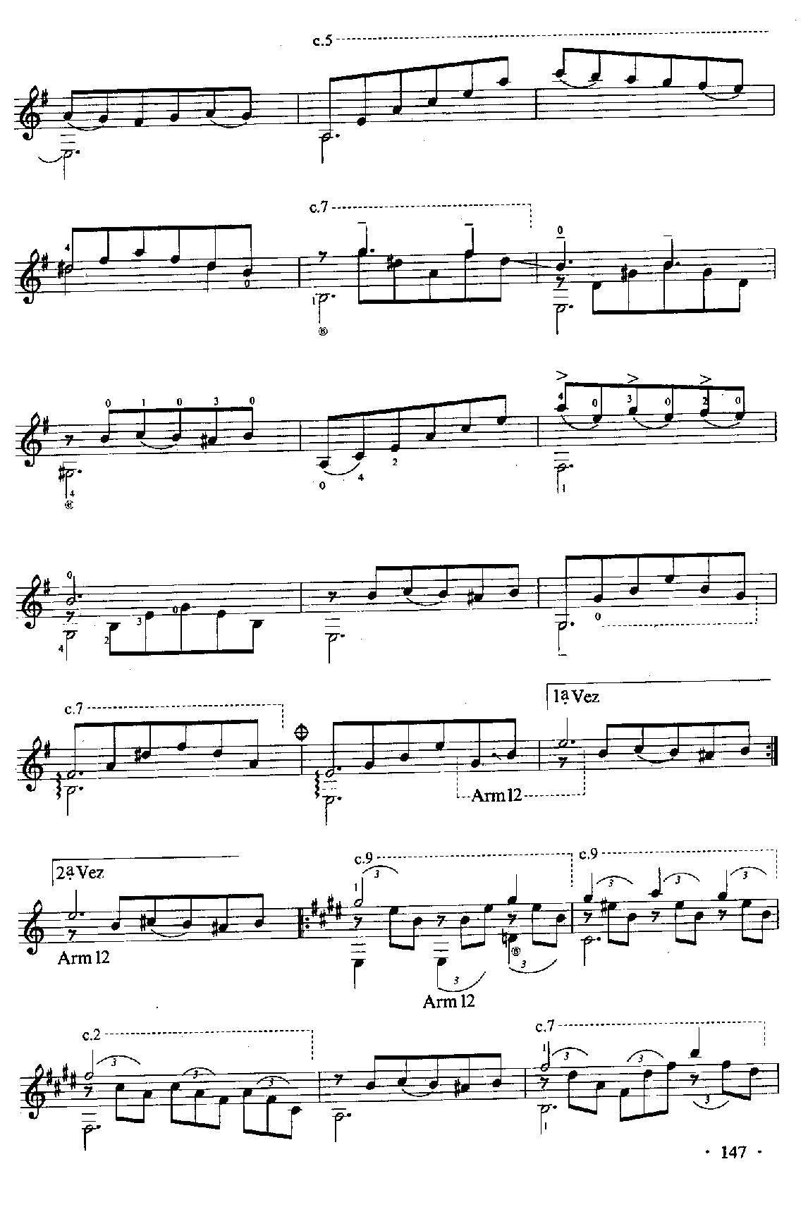 巴西华尔兹吉他图片谱经典名曲吉他谱经典名曲吉他图片谱3张