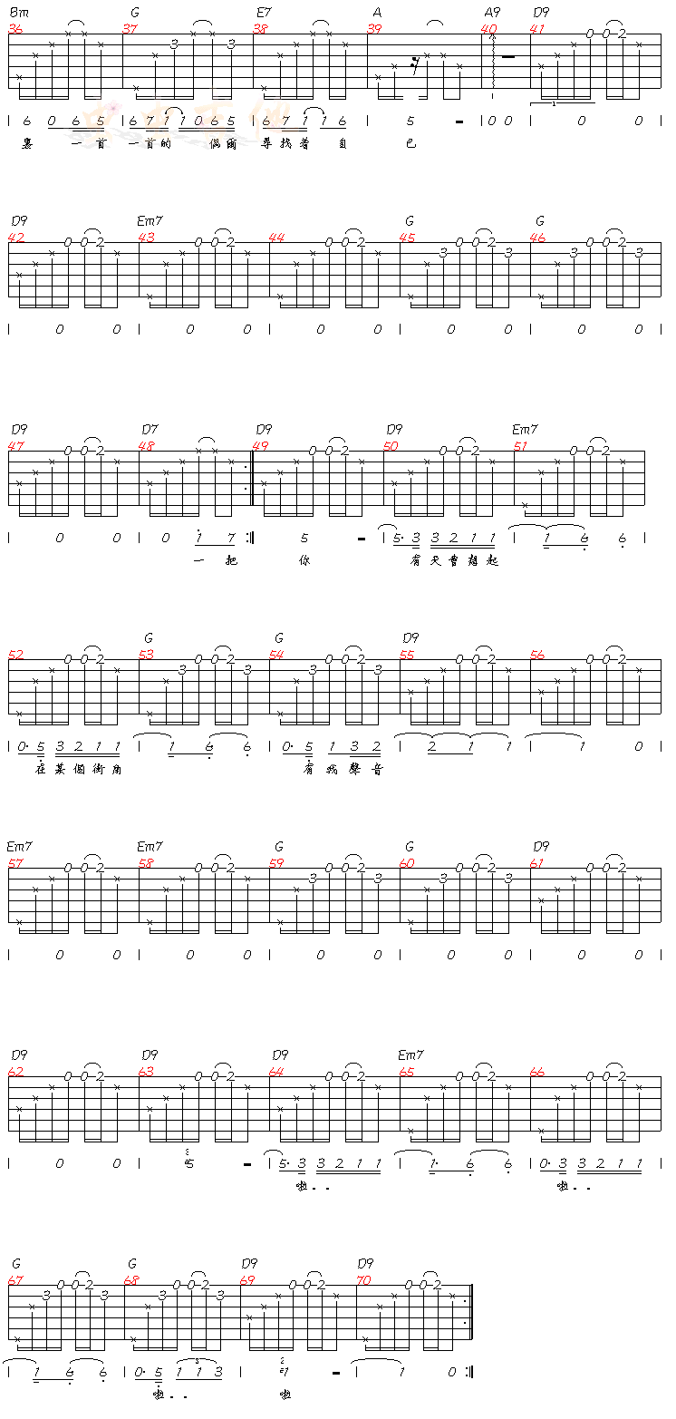 STREE吉他谱第2页