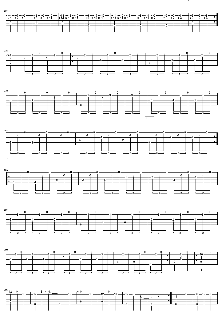 大霍塔舞曲（绝对经典）吉他谱第7页