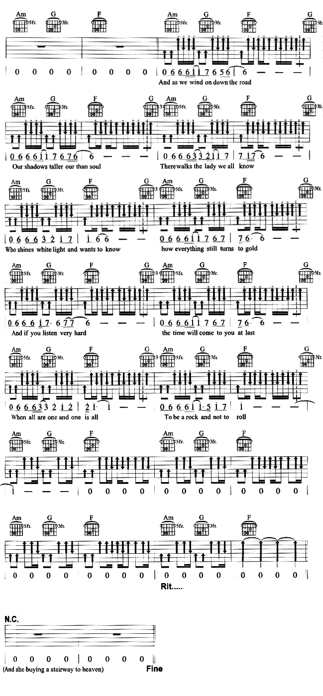 StainwayToHeaven吉他谱第6页