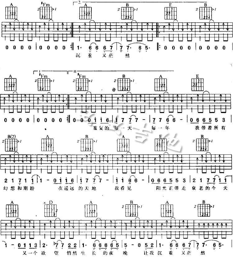 树吉他谱第2页