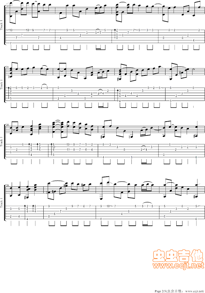 eyesonme吉他谱第2页