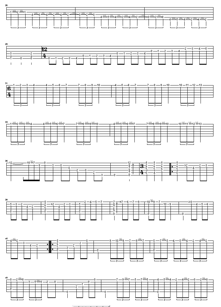 大霍塔舞曲（绝对经典）吉他谱第2页