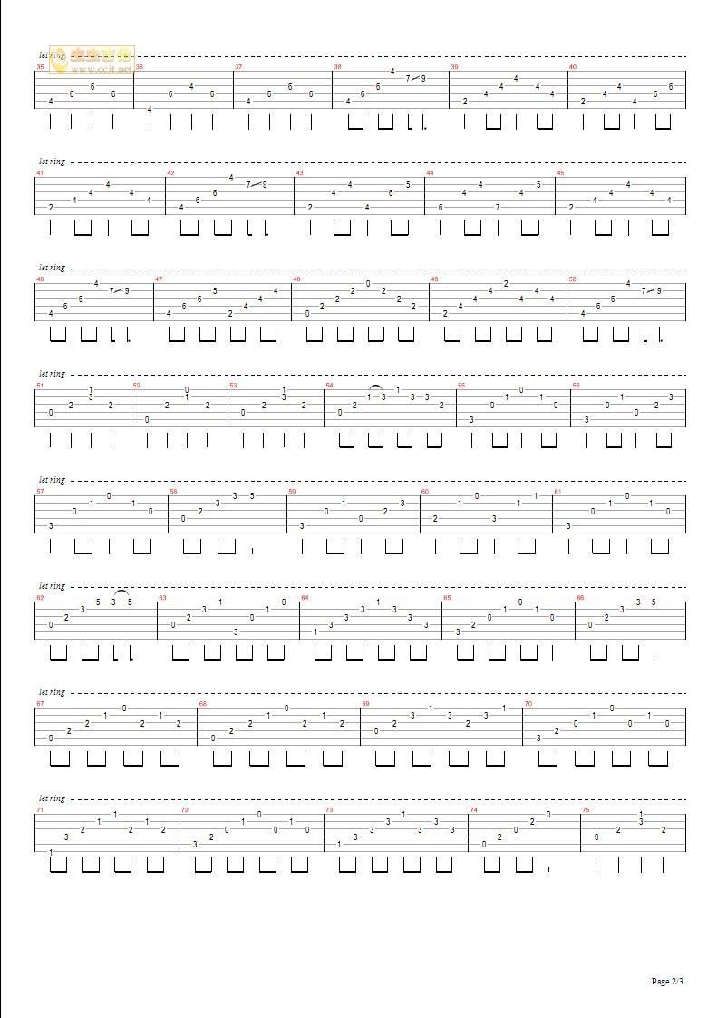 追梦人吉他谱第2页