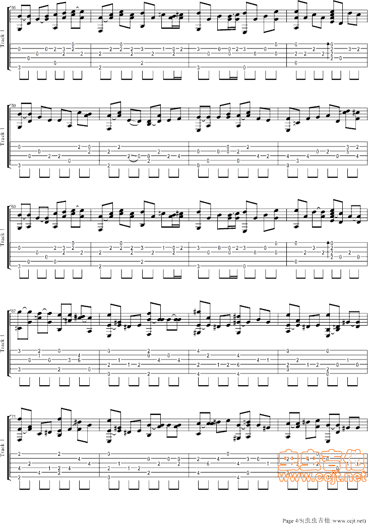 知足吉他谱第4页