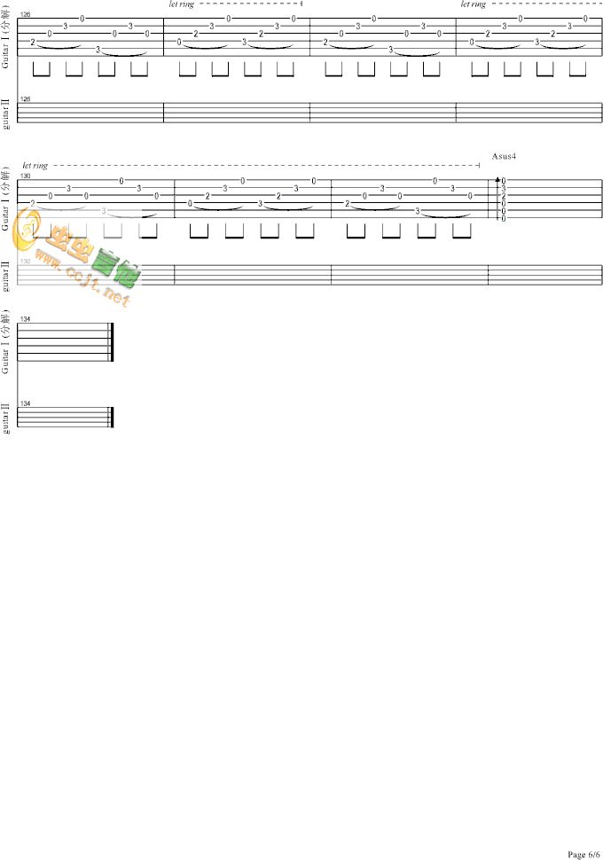 永远是个秘密吉他谱第6页