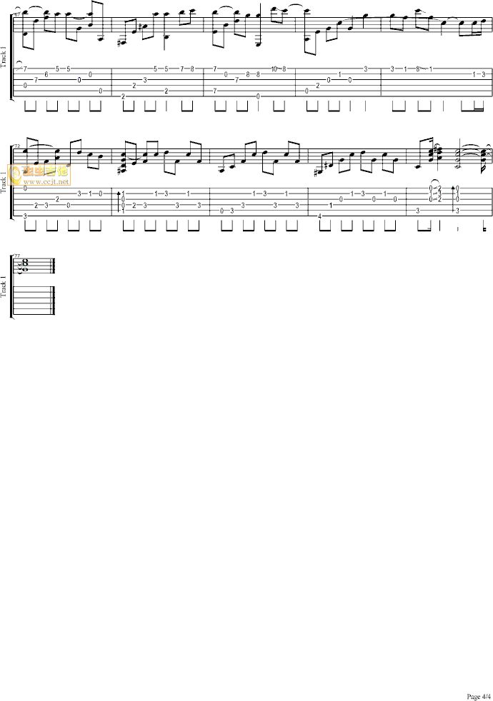 EyesOnMe吉他谱第4页