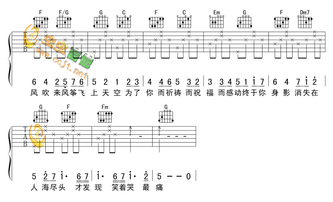 知足吉他谱第2页