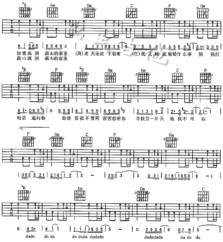 别傻了吉他谱第2页