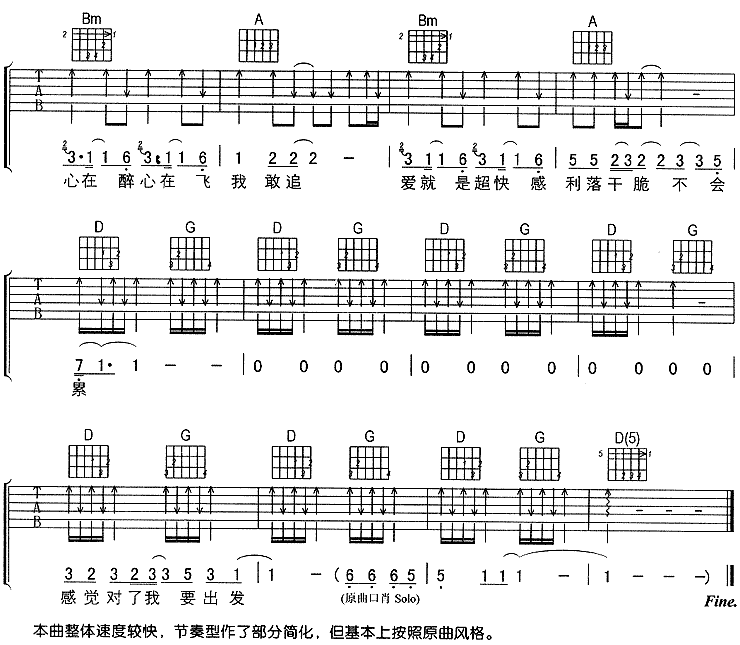 超快感吉他谱第4页