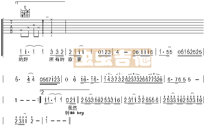 孟婆汤吉他谱第3页