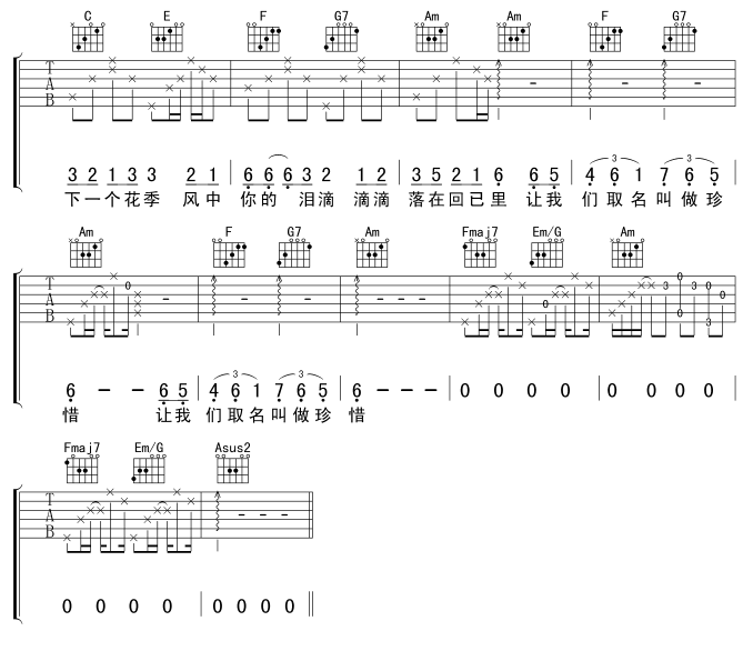 春泥吉他谱第3页