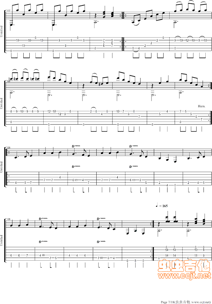 大霍塔舞曲吉他谱第7页