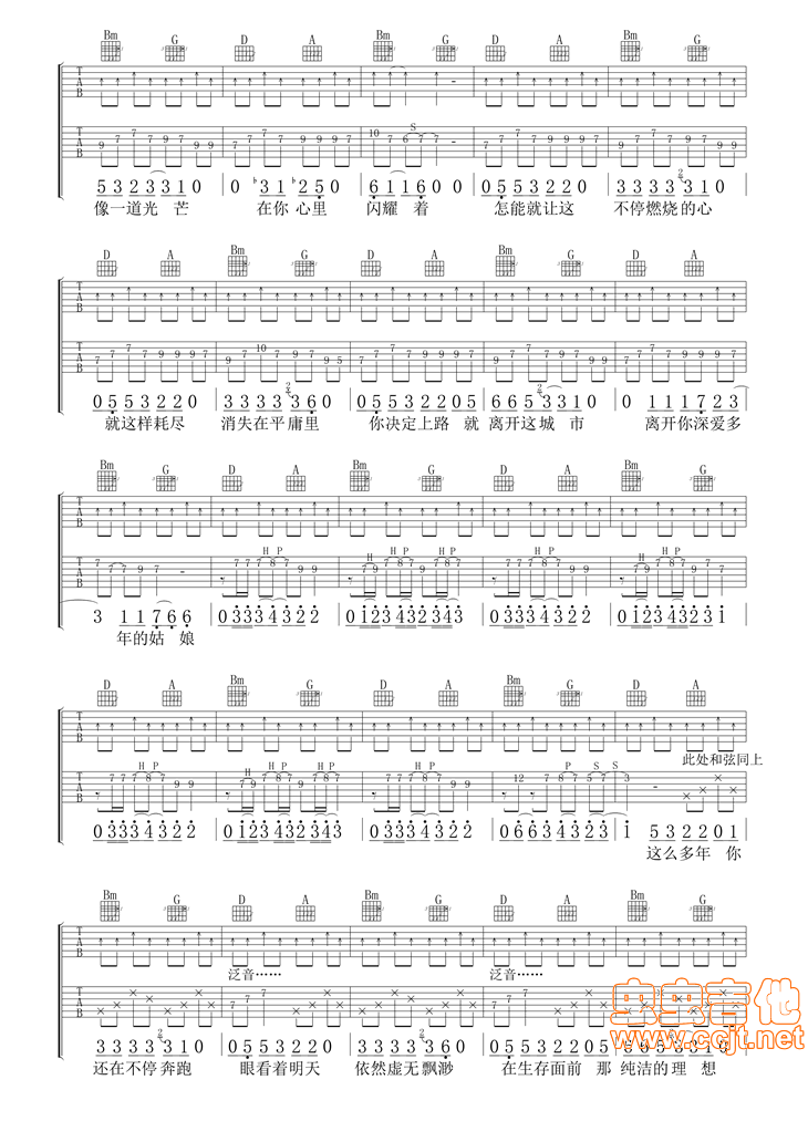 那一年吉他谱第2页