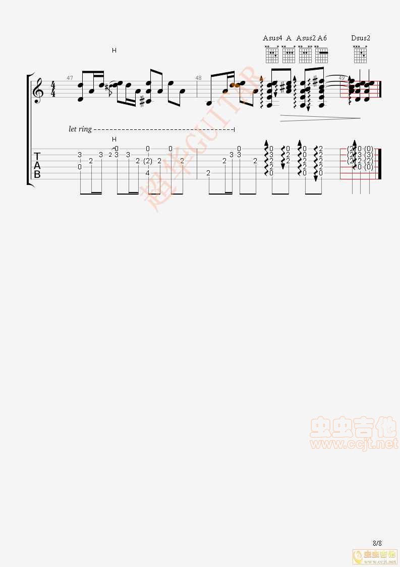 以后要做的事吉他谱第8页