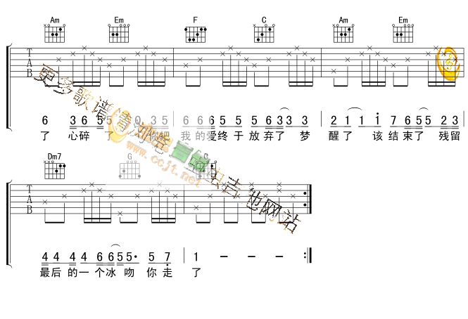 冰吻吉他谱第2页