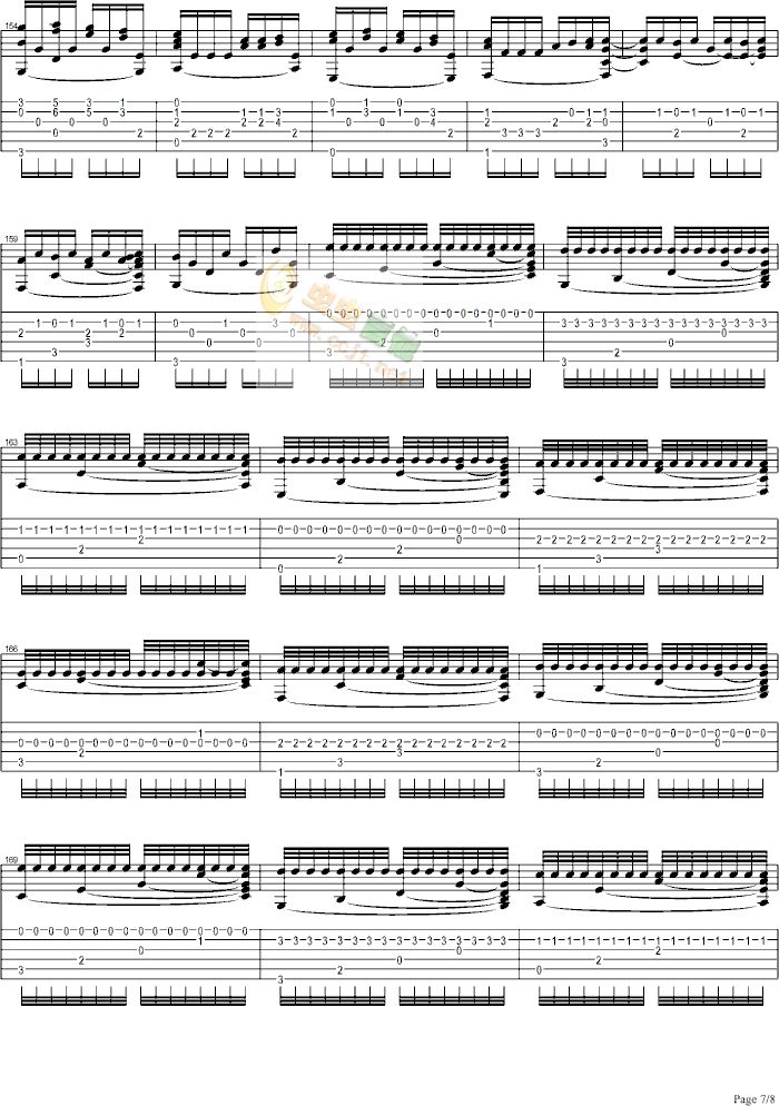 cann吉他谱第7页