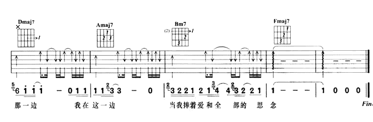 有一天吉他谱第5页