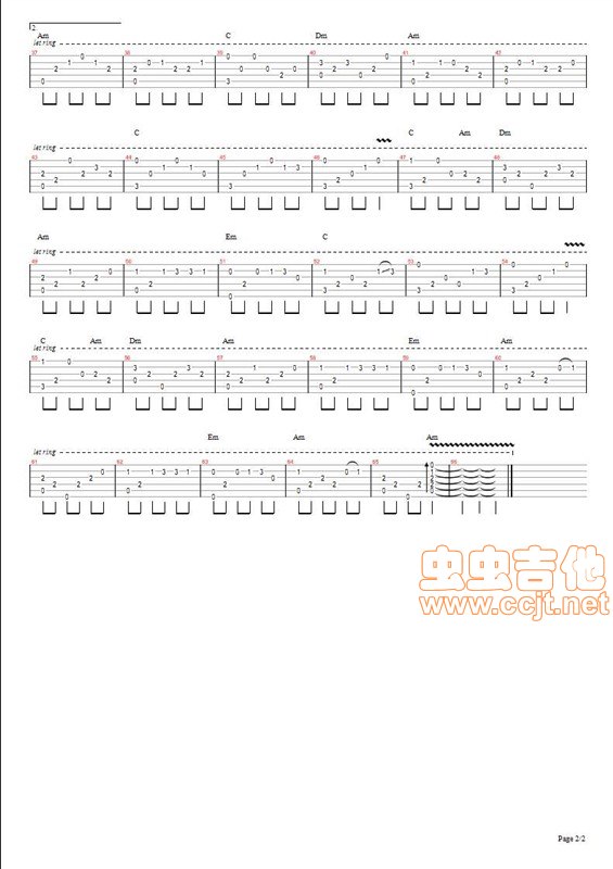 心愿吉他谱第2页