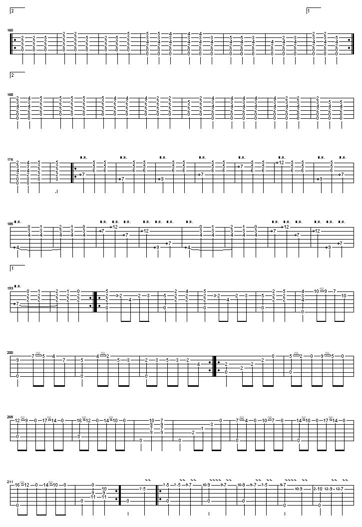 大霍塔舞曲（绝对经典）吉他谱第5页