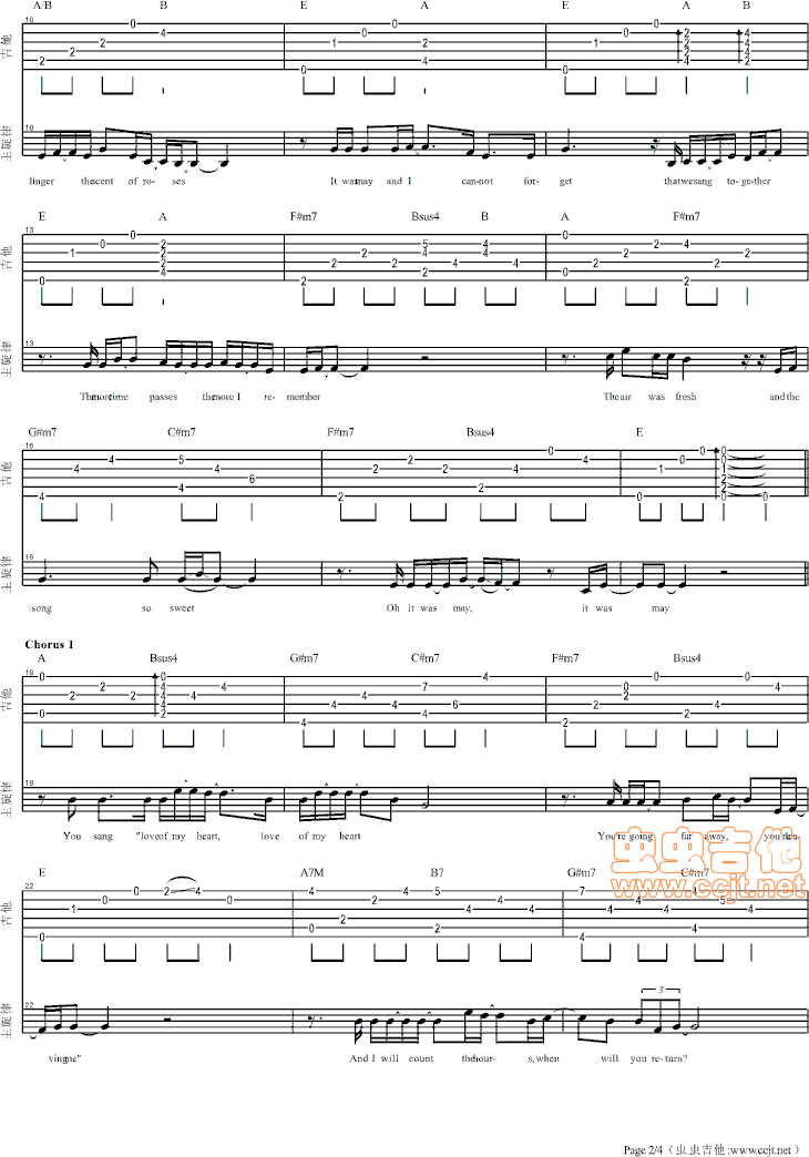 ItWasMay吉他谱第2页