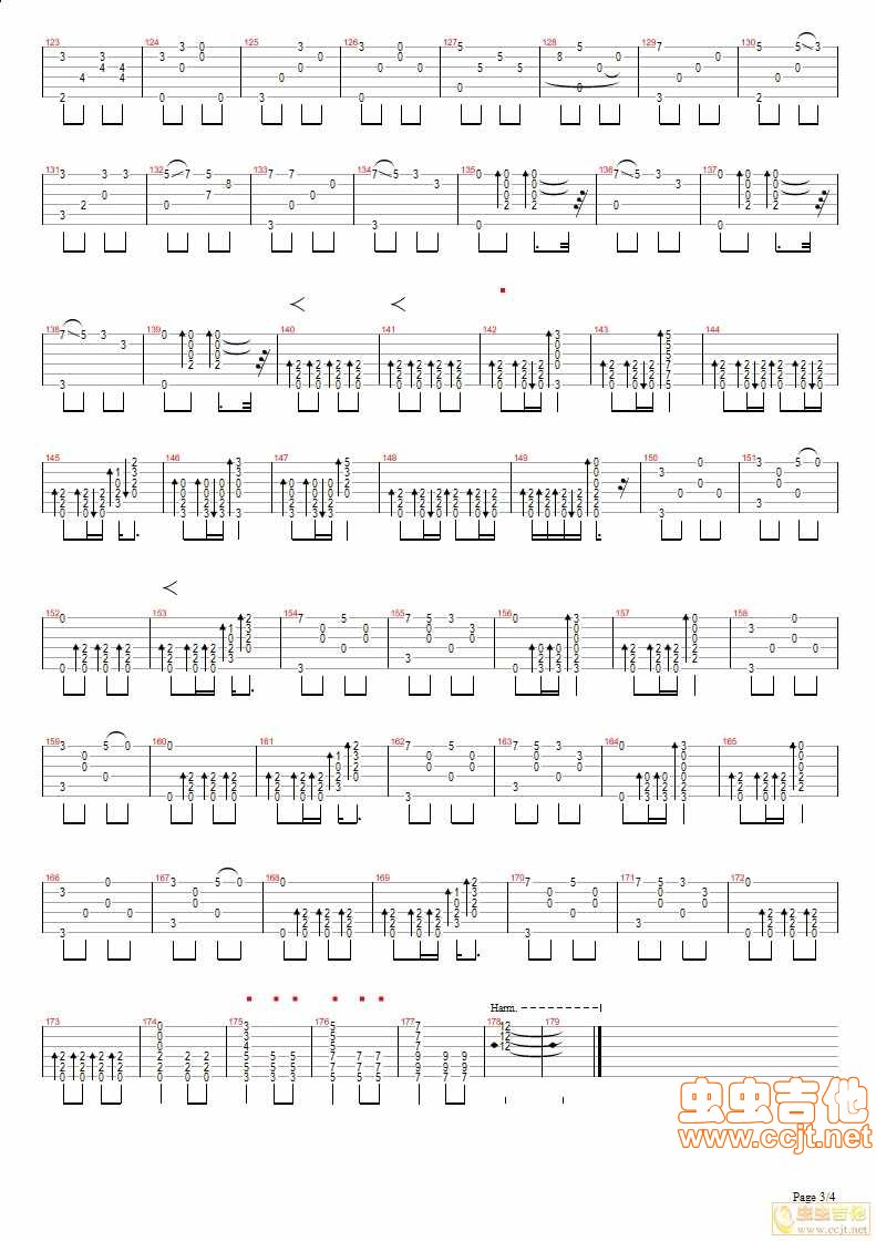 千年等一回吉他谱第3页