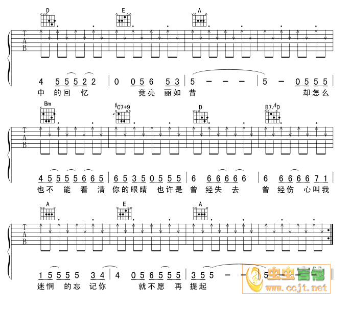 JustForYou吉他谱第3页