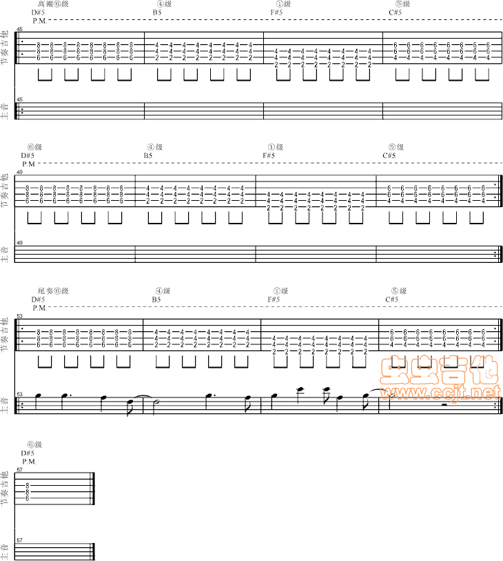 逆战吉他谱第4页