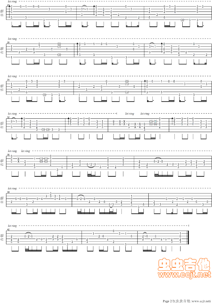 LetItBe吉他谱第2页