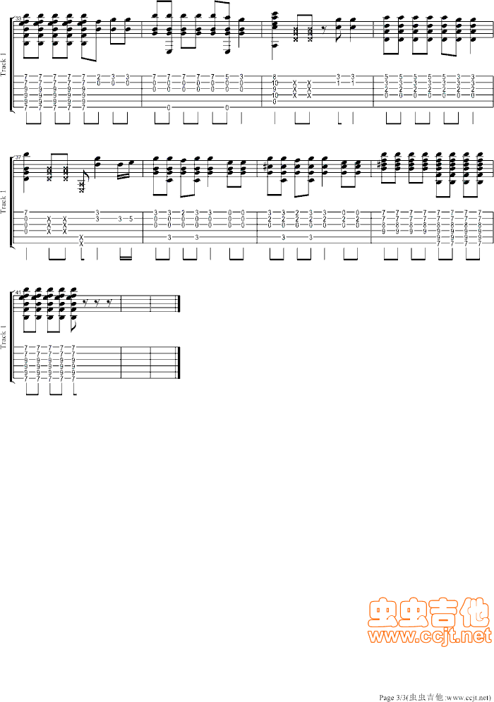 Nobody吉他谱第3页