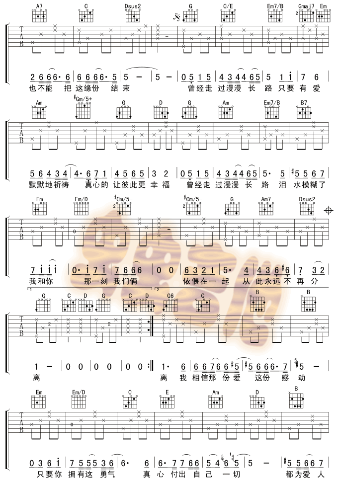 Ibelieve吉他谱第2页