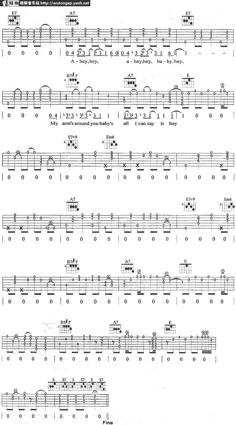 heyhey吉他谱第4页