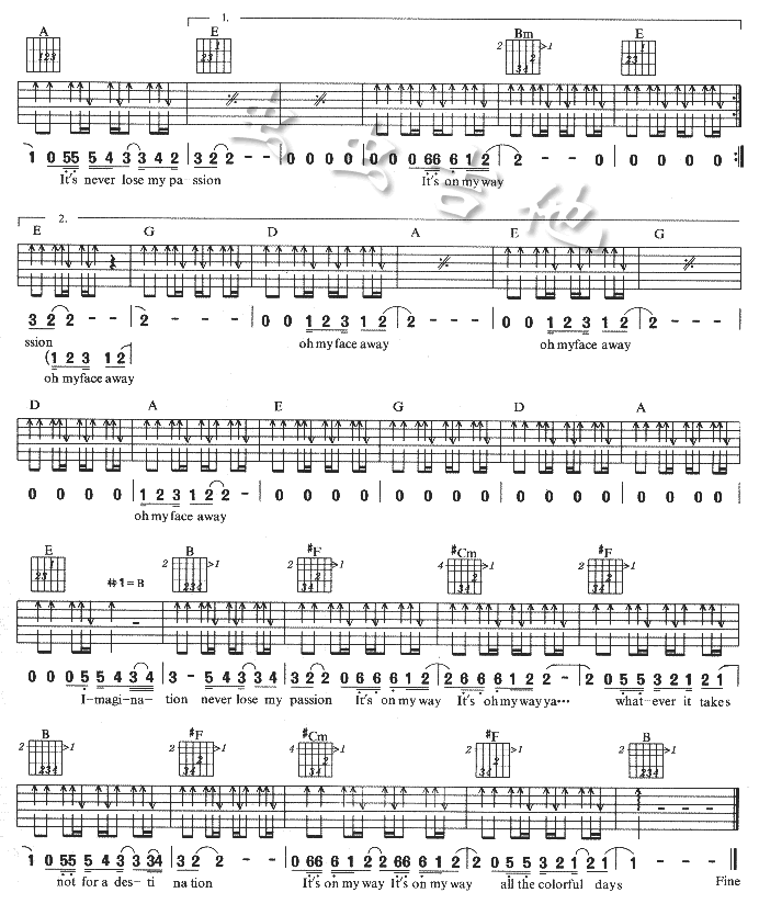 ColorfulDays吉他谱第2页