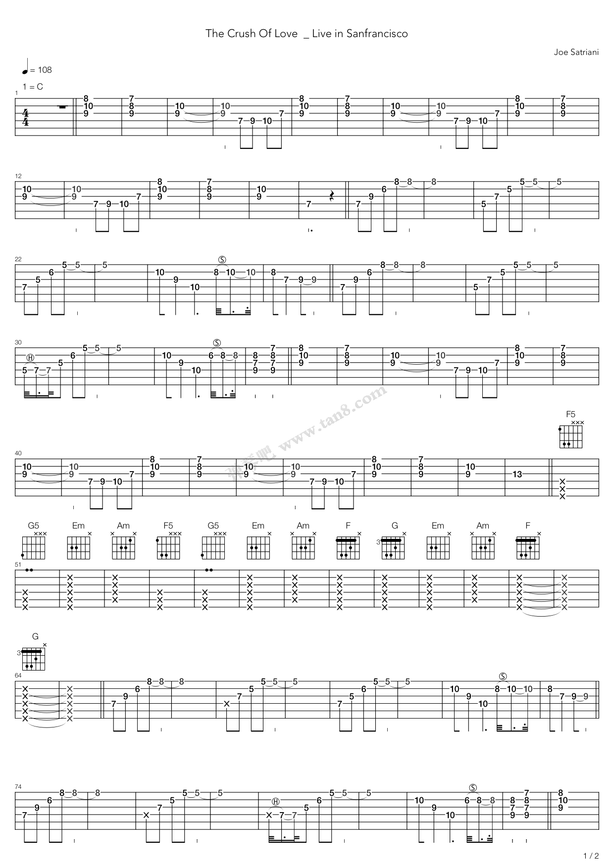 《The Crush Of Love》 Joe Satriani